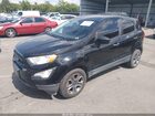 2019 Ford Ecosport S Черный vin: MAJ3S2FE6KC306987