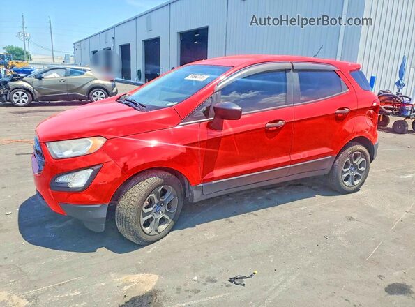 MAJ3S2FE6LC347752 2020 FORD ECOSPORT Red Przód lewy