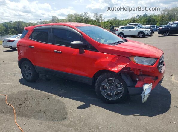 MAJ3S2FE6LC347752 2020 FORD ECOSPORT Red Przód prawy