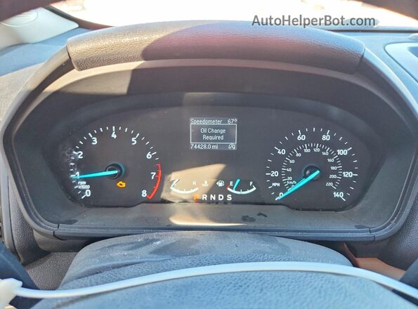 MAJ3S2FE7MC454228 2021 FORD ECOSPORT Blue Vista del cuadro de instrumentos