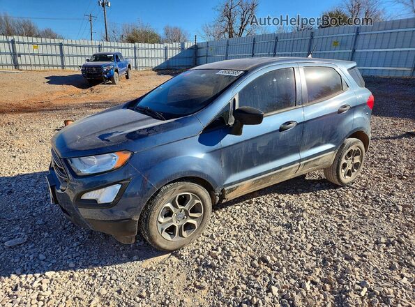 MAJ3S2FE7MC454228 2021 FORD ECOSPORT Blue Vista tres cuartos delantera izquierda