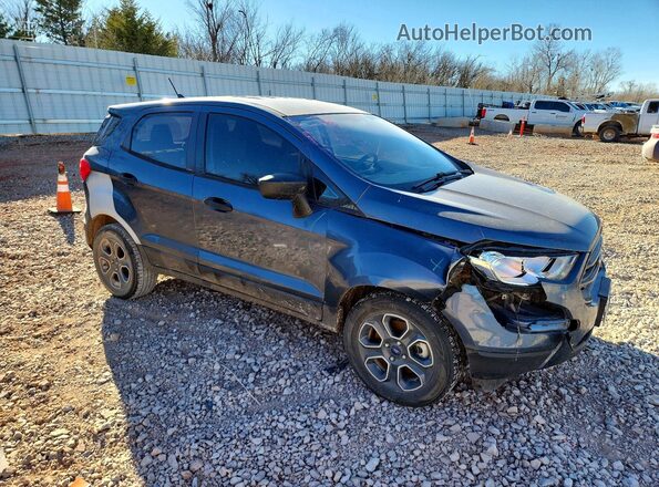MAJ3S2FE7MC454228 2021 FORD ECOSPORT Blue Delantero derecho
