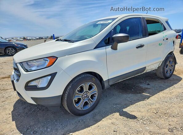 MAJ3S2FE8MC452875 2021 FORD ECOSPORT White წინა მარცხენა ხედი სამი მეოთხედიდან