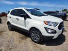 2021 Ford Ecosport S White vin: MAJ3S2FE8MC452875