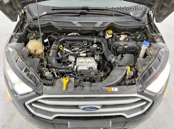 MAJ3S2GE0KC304487 2019 FORD ECOSPORT Black Vista del compartimento del motor