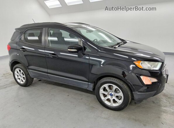 MAJ3S2GE0KC304487 2019 FORD ECOSPORT Black Delantero derecho