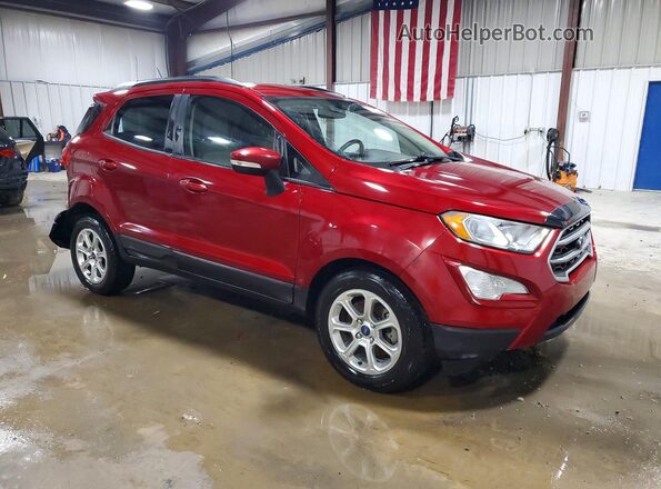 MAJ3S2GE1KC273637 2019 FORD ECOSPORT Red Przód prawy