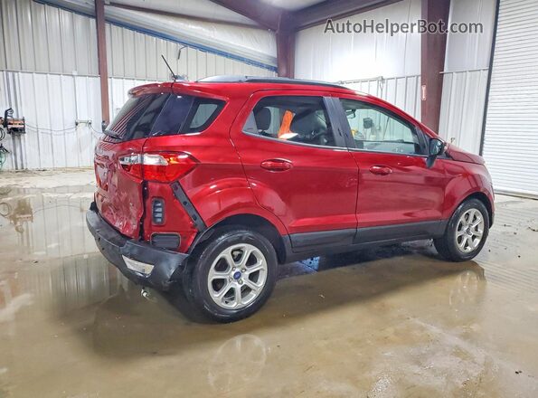 MAJ3S2GE1KC273637 2019 FORD ECOSPORT Red Tył prawy