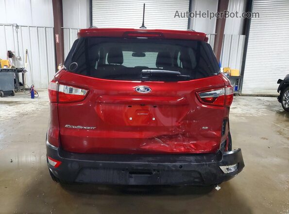 MAJ3S2GE1KC273637 2019 FORD ECOSPORT Red Widok z tyłu