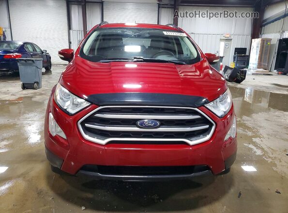 MAJ3S2GE1KC273637 2019 FORD ECOSPORT Red Widok z przodu