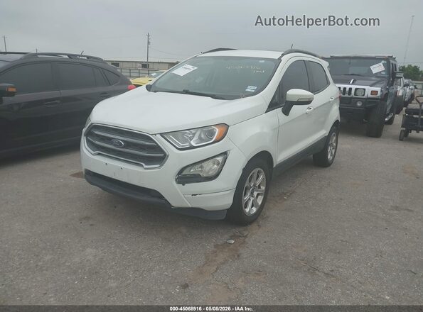 MAJ3S2GE4LC328146 2020 FORD ECOSPORT White Vista tres cuartos delantera izquierda