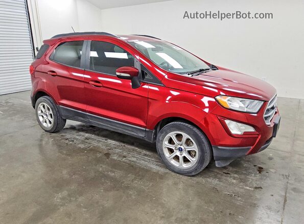 MAJ3S2GE4LC337638 2020 FORD ECOSPORT Красный Передняя правая четверть