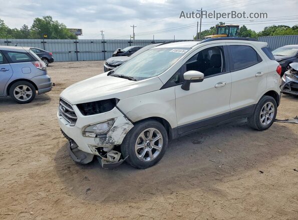 MAJ3S2GE4LC339907 2020 FORD ECOSPORT White Vista tres cuartos delantera izquierda