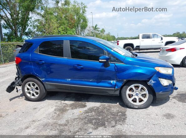 MAJ3S2GE5KC261829 2019 FORD ECOSPORT Blue Vista interior trasera