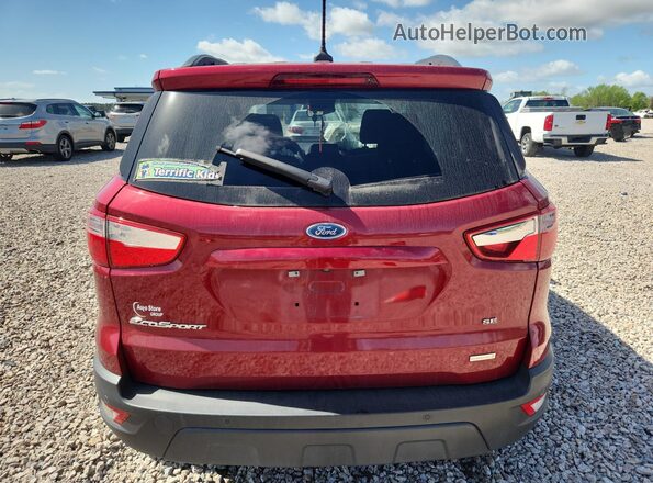 MAJ3S2GE5KC297052 2019 FORD ECOSPORT Burgundy Widok z tyłu