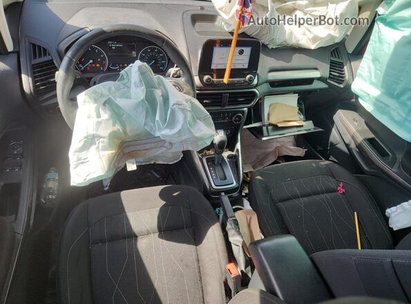 MAJ3S2GE5KC297052 2019 FORD ECOSPORT Burgundy Widok deski rozdzielczej