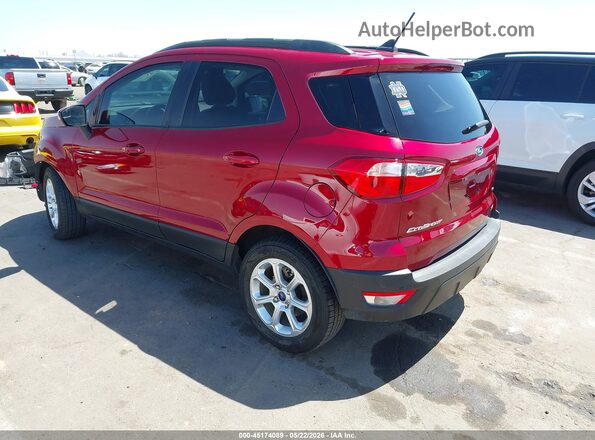 MAJ3S2GE5LC359356 2020 FORD ECOSPORT Бордовый Задняя левая четверть