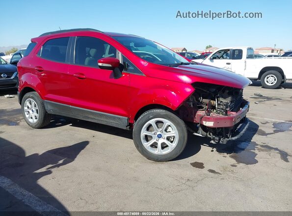 MAJ3S2GE5LC359356 2020 FORD ECOSPORT Бордовый Передняя правая четверть