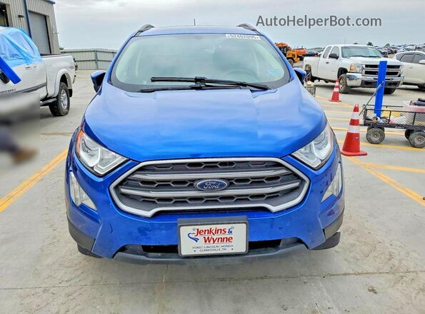 MAJ3S2GE5MC422277 2021 FORD ECOSPORT Синий Вид спереди