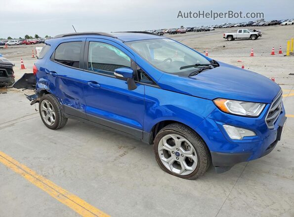 MAJ3S2GE5MC422277 2021 FORD ECOSPORT Синий Передняя правая четверть