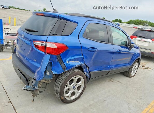 MAJ3S2GE5MC422277 2021 FORD ECOSPORT Синий Задняя правая четверть