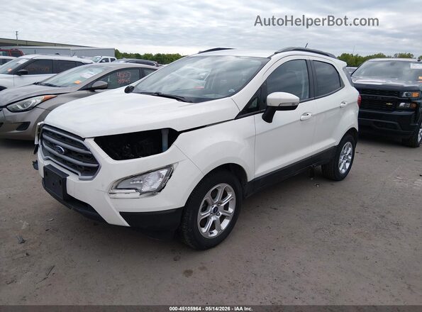 MAJ3S2GE7LC359441 2020 FORD ECOSPORT White Передня ліва чверть