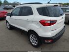 2020 Ford Ecosport Se White vin: MAJ3S2GE7LC359441