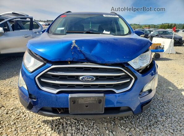 MAJ3S2GE7LC365465 2020 FORD ECOSPORT Blue Front view