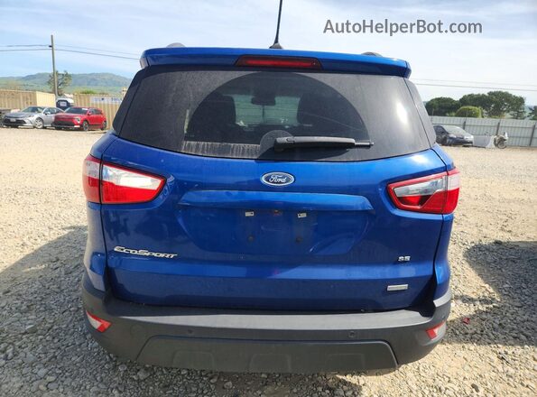MAJ3S2GE7LC365465 2020 FORD ECOSPORT Blue Rear view