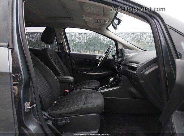 MAJ3S2GE8KC262280 2019 FORD ECOSPORT Серый Вид салона спереди