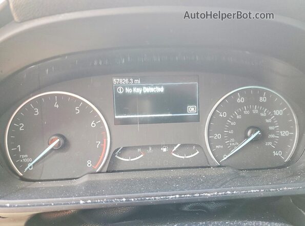 MAJ3S2GE8KC262859 2019 FORD ECOSPORT Белый Вид щитка приборов