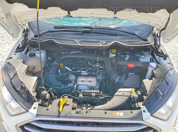 MAJ3S2GE8KC262859 2019 FORD ECOSPORT Белый Вид подкапотного пространства