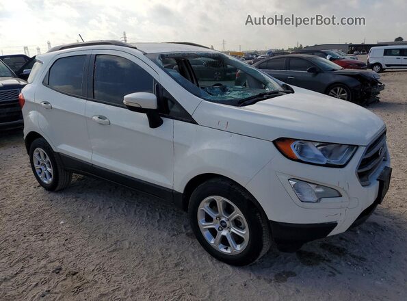 MAJ3S2GE8KC262859 2019 FORD ECOSPORT Белый Передняя правая четверть