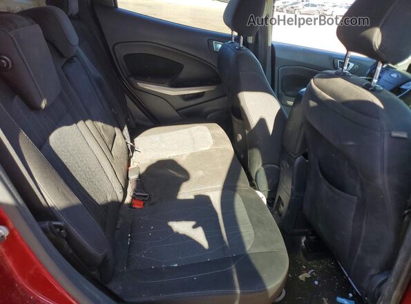 MAJ3S2GE9KC254205 2019 FORD ECOSPORT Red Widok tylnych siedzeń