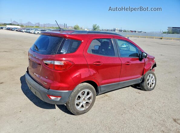 MAJ3S2GE9KC254205 2019 FORD ECOSPORT Red Tył prawy