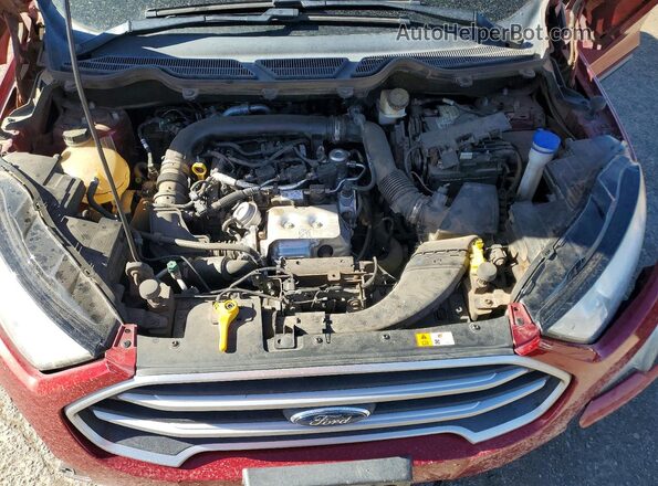 MAJ3S2GE9KC254205 2019 FORD ECOSPORT Red Widok wnętrza z tyłu