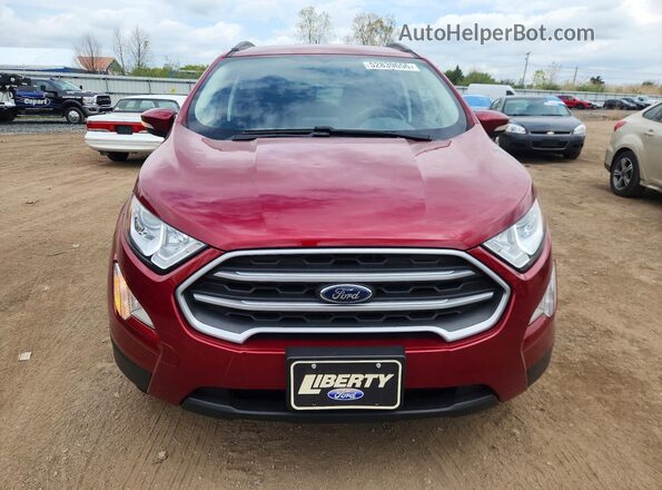 MAJ3S2GE9LC335125 2020 FORD ECOSPORT Burgundy Вид спереду