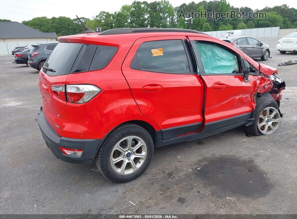 MAJ3S2GEXLC388044 2020 FORD ECOSPORT Красный Задняя правая четверть