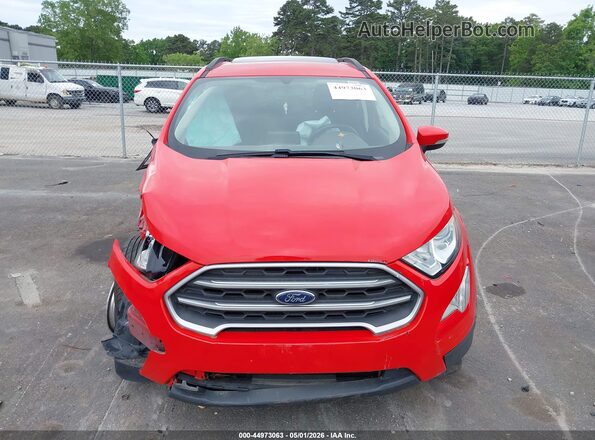 MAJ3S2GEXLC388044 2020 FORD ECOSPORT Красный Вид щитка приборов