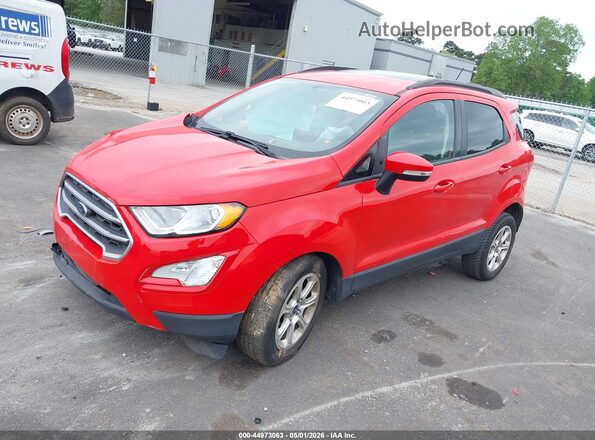 MAJ3S2GEXLC388044 2020 FORD ECOSPORT Красный Передняя левая четверть