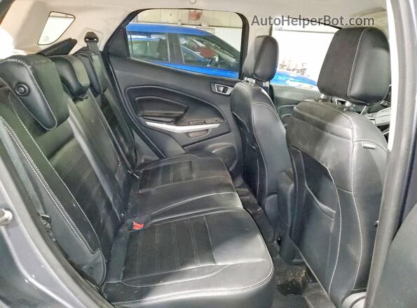 MAJ3S2KE2KC250391 2019 FORD ECOSPORT Gray Widok wnętrza z tyłu
