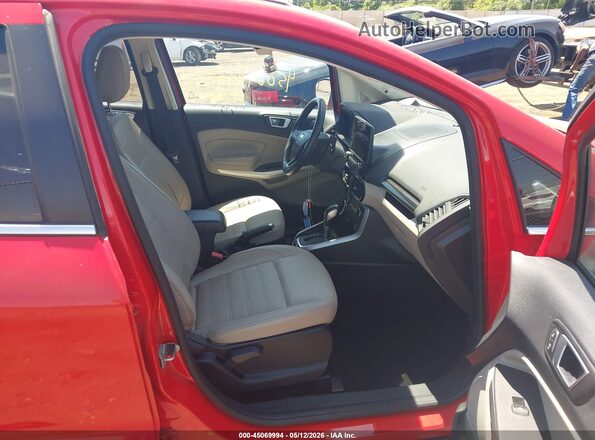 MAJ3S2KEXMC412285 2021 FORD ECOSPORT Red წინა სალონის ხედი