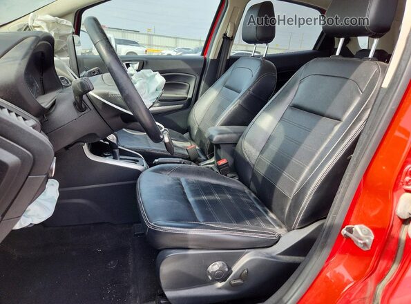 MAJ3S2KEXMC412299 2021 FORD ECOSPORT Red Vista interior delantera