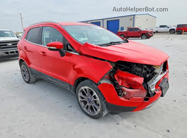 MAJ3S2KEXMC412299 2021 FORD ECOSPORT Red Delantero derecho