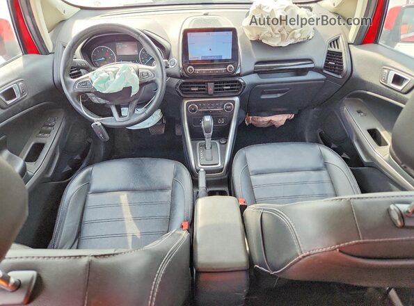 MAJ3S2KEXMC412299 2021 FORD ECOSPORT Red Vista del salpicadero