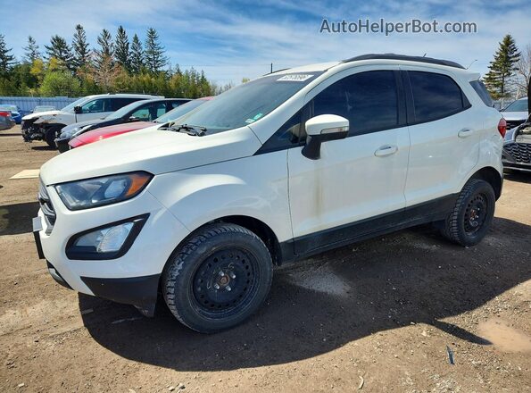 MAJ6P1CL1JC218424 2018 FORD ECOSPORT White Առջևի ձախ երեք քառորդ տեսարան