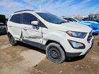 2018 Ford Ecosport White vin: MAJ6P1CL1JC218424