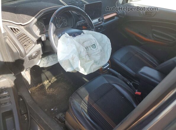 MAJ6P1CL2JC229173 2018 FORD ECOSPORT Charcoal წინა პანელის ხედი