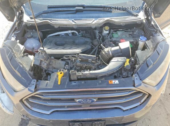 MAJ6P1CL2JC229173 2018 FORD ECOSPORT Charcoal ძრავის განყოფილების ხედი