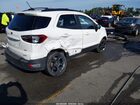 2018 Ford Ecosport Ses White vin: MAJ6P1CL3JC178444